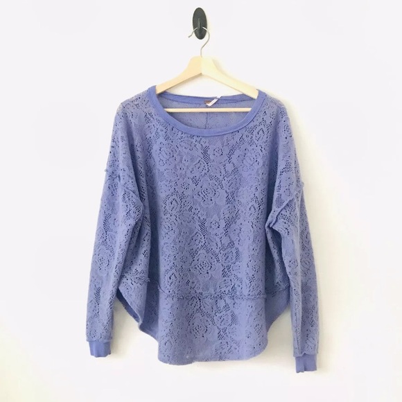 NWOT FP Not Cold in This Lace Pullover Top XS - Picture 3 of 7